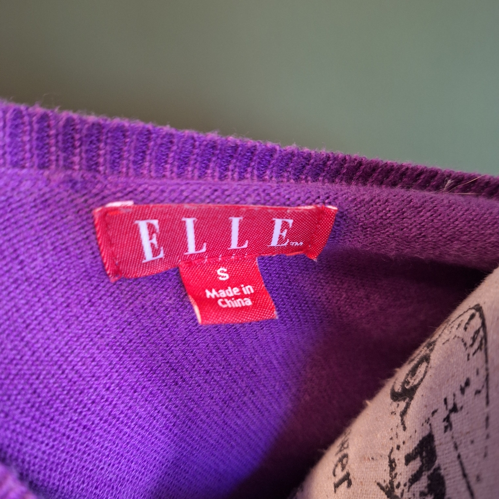 Elle Vibrant Purple Knitwear - Picture 4 of 7
